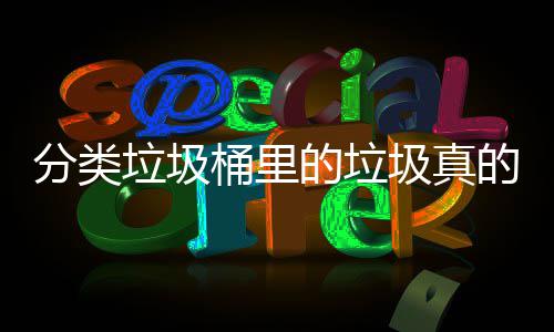 圾真的垃的会桶里吗处置分类分类垃圾
